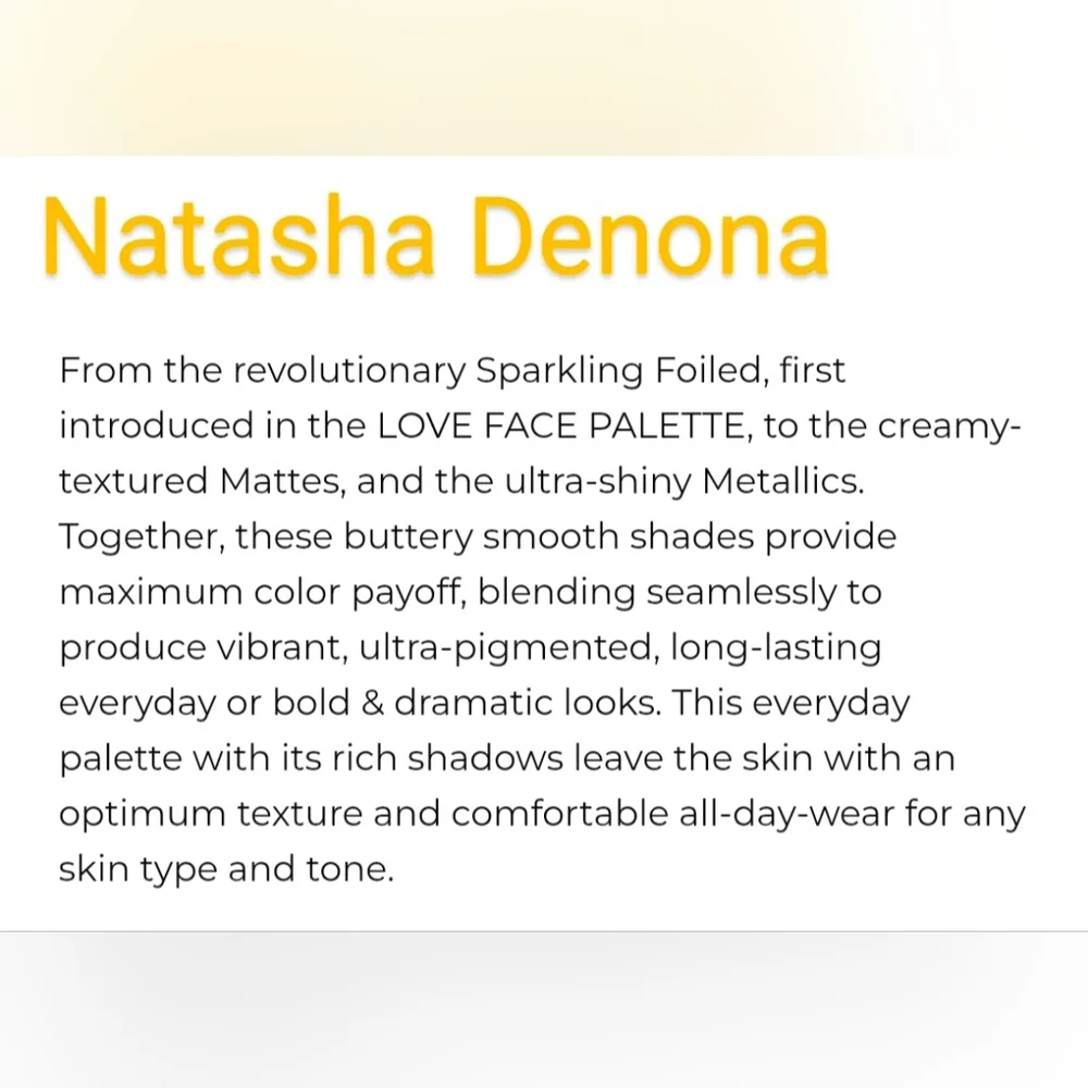 Natasha Denona Yucca Palette - Vibrant Eyeshadow Collection